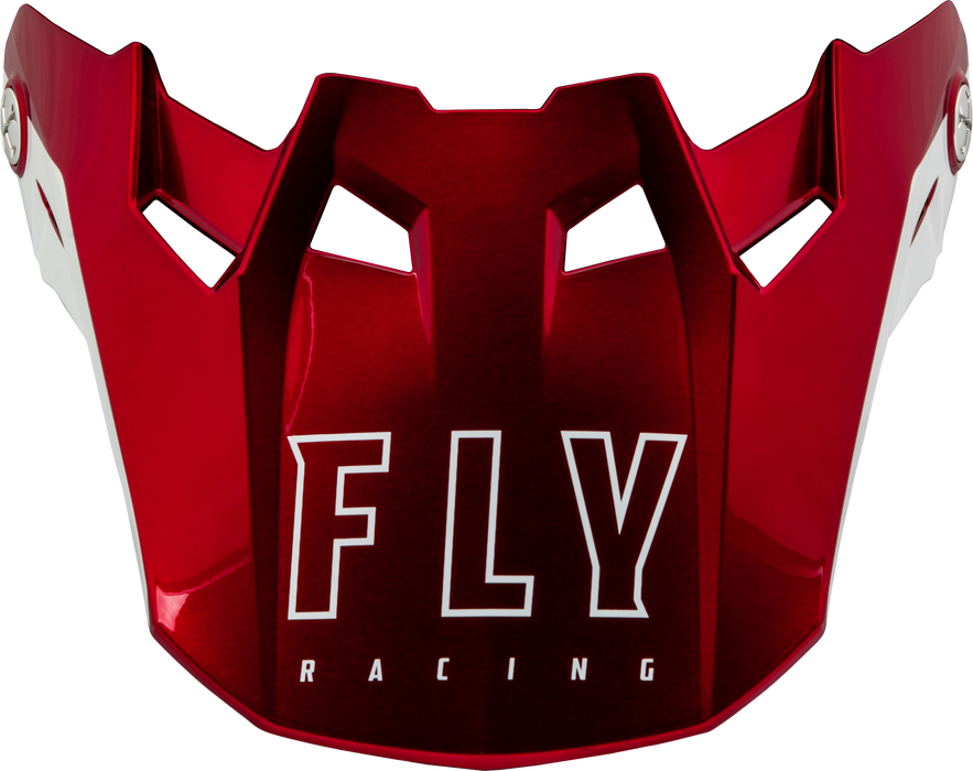 Fly Racing 73-47133L Formula Cc Centrum Visor Metallic Red/White Xl/2X