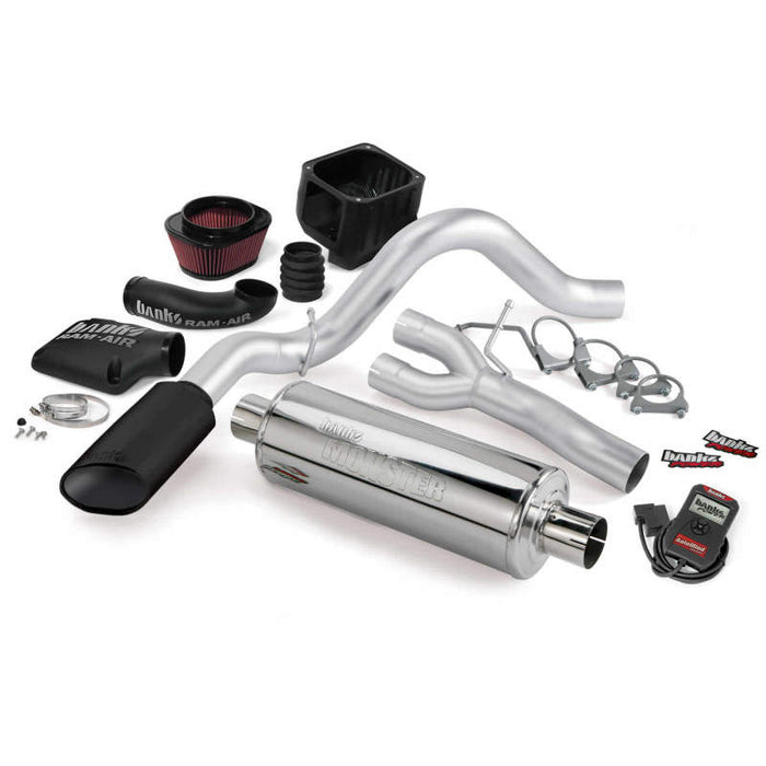 Banks Power 03-06 Chevy 4.8-5.3L EC/CCSB Stinger System SS Single Exhaust w/ Black Tip 48034-B
