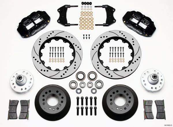Wilwood Narrow Superlite 6R Front Hub Kit 14.00in Drilled WWE ProSpindle 140-9920-D