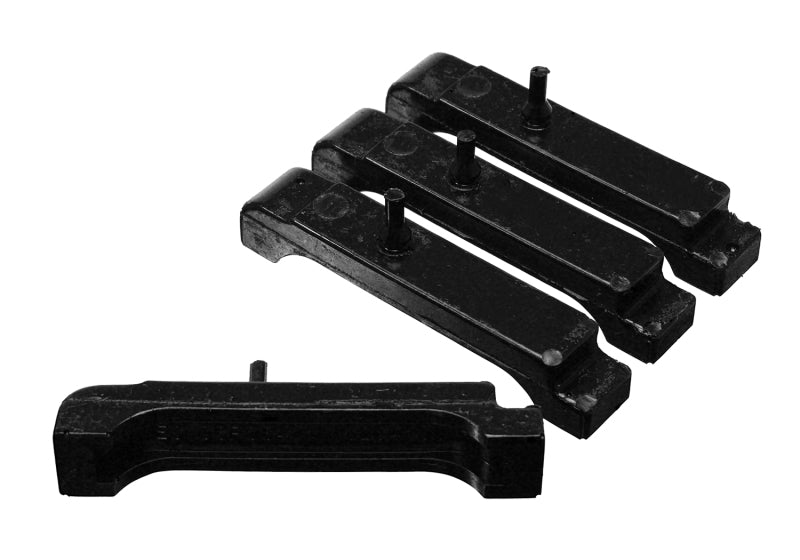 Energy Suspension GM BBC Black Radiator Isolator Pad Set 4 Row 3.6118G