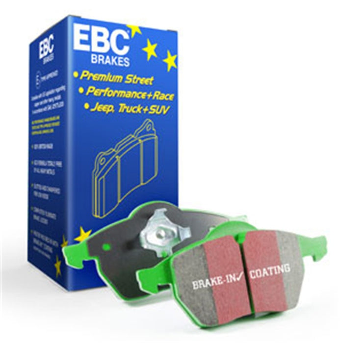 EBC 14+ Compatible with Nissan Rogue 2.5 3 row seating Greenstuff Front Brake Pads DP63036