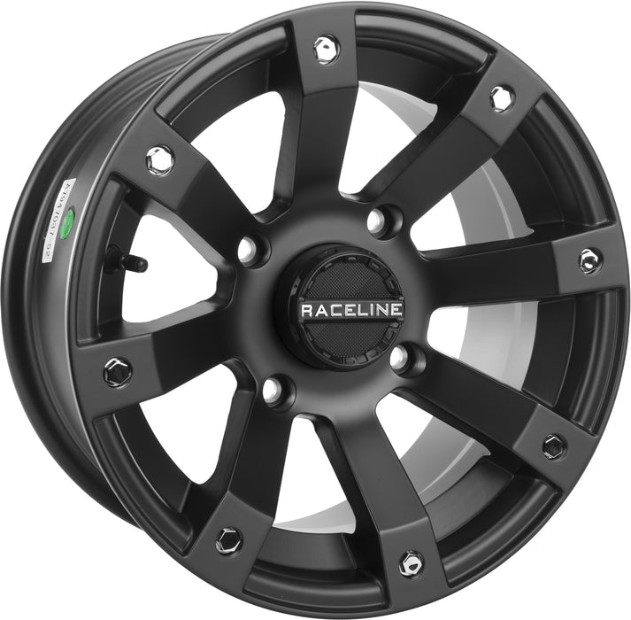 Raceline Wheels A79 SCORPION UTV/ATV Wheel Black 12x7" 4x110", -47 mm offset/(2.15"B/S)