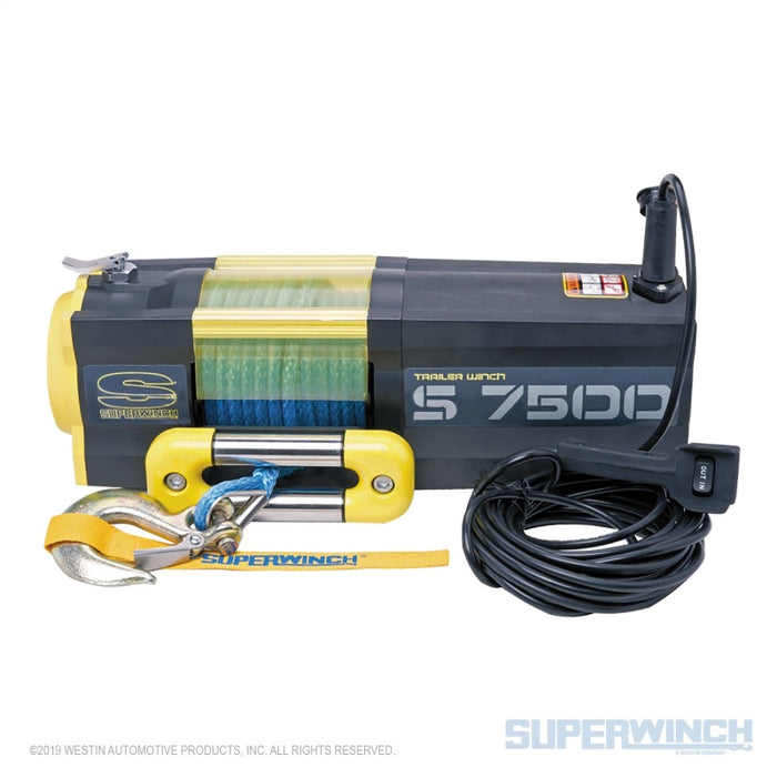 Superwinch Westin S7500Sr Synthetic Rope Electric Winch Universal Fitment