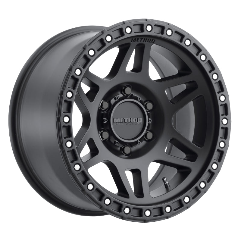 Method MR312 17x9 -12mm Offset 6x5.5 106.25mm CB Matte Black Wheel MR31279060512N