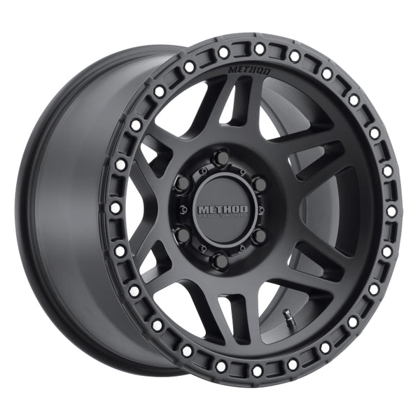 Method MR312 17x9 -12mm Offset 6x5.5 106.25mm CB Matte Black Wheel MR31279060512N