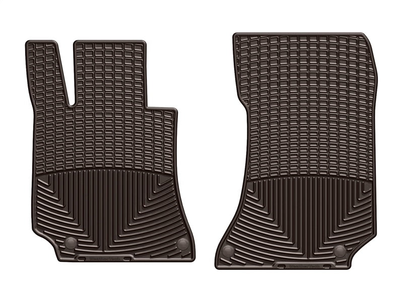 WeatherTech 2015+ Mercedes-Benz CLS-Class Front Rubber Mats Cocoa W357CO