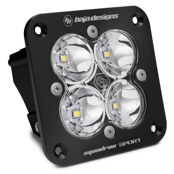 Baja Designs Squadron Sport Black Flush Mount LED Spot Clear 551001