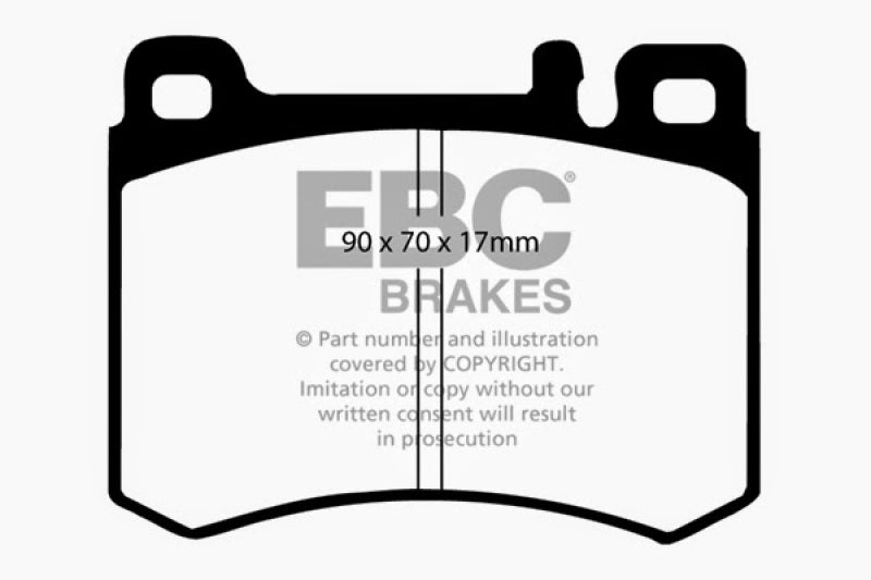 EBC 86-89 Mercedes-Benz 560 SL Ultimax Front Brake Pads UD424