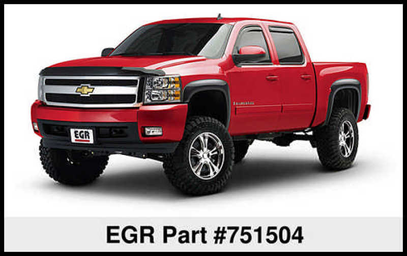 Egr Fender Flares Rugged Look '07-'12 Chevy Silverado 1500 2500 3500 6.6Ft & 8Ft Bed 751504WB