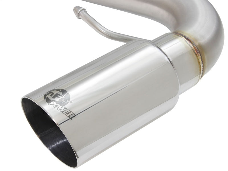 aFe MACHForce XP 2.5in Axle Back Stainless Exhaust w/ Polished Tips 07-13 BMW 335i 3.0L L6 (E90/92) 49-36327-P