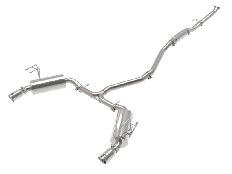 aFe POWER Takeda 2022 Honda Civic Stainless Steel Cat-Back Exhaust System w/ Polished Tip 49-36628-P