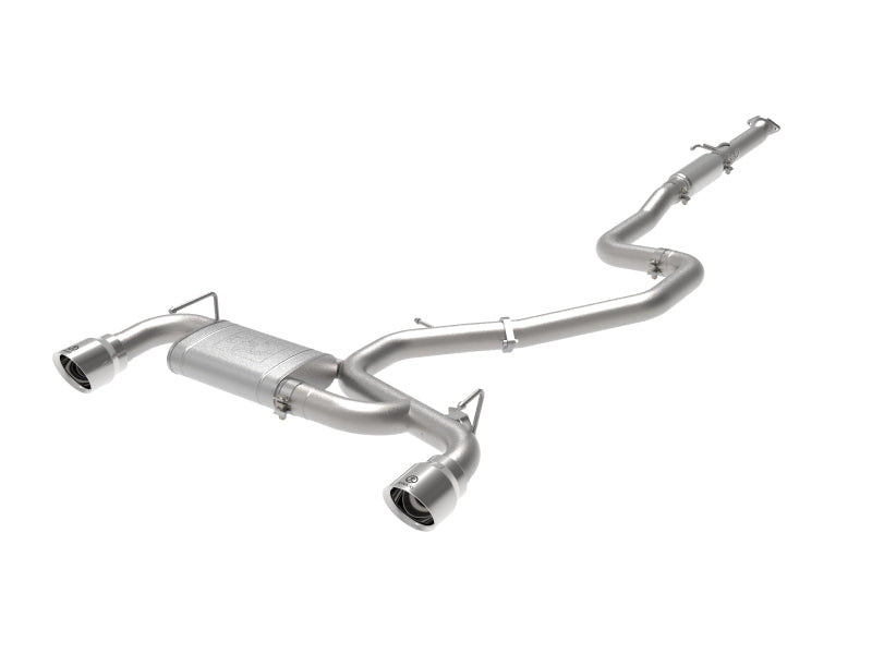 aFe Power Cat Back Exhaust 19-20 Hyundai Veloster N L4-2.0L (t) w/ Polished Tips 49-37008-P