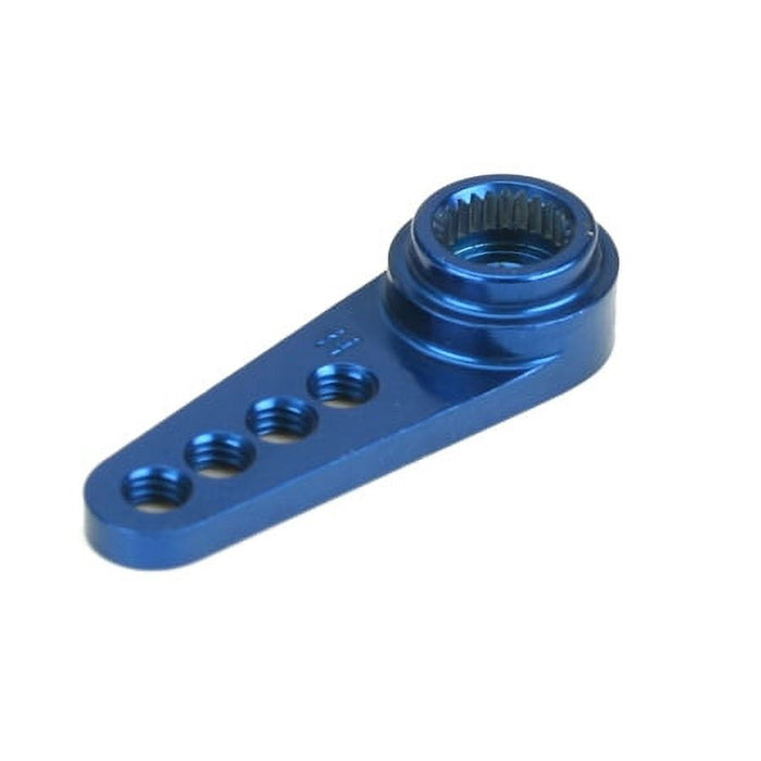 Dynamite 1/2 Machined Aluminum Servo Arm 24THRC Blue DYN2560 Servo Accessories