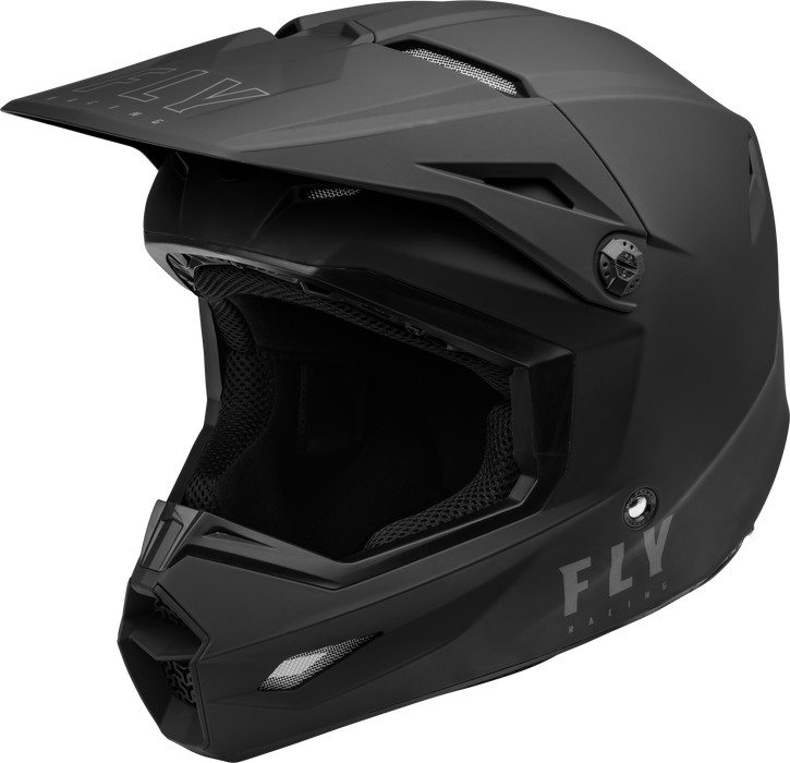 Fly Racing 2023 Adult Kinetic Solid Helmet (Matte Black, XX-Large)