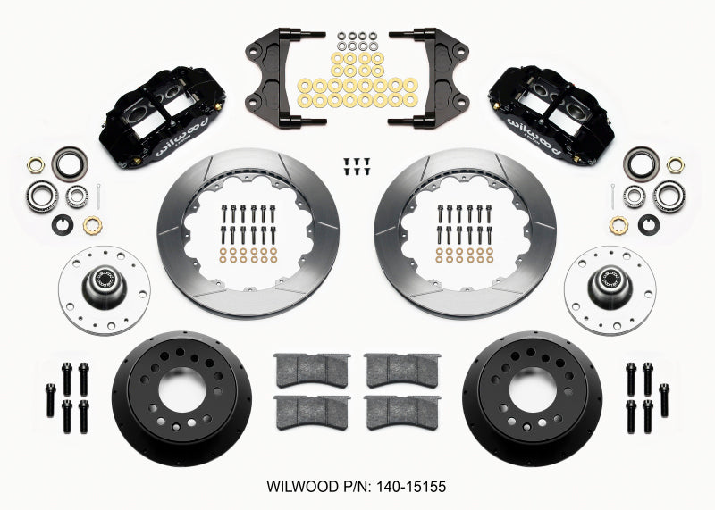 Wilwood Narrow Superlite 6R Front Hub Kit 12.88in WWE ProSpindle (5x4.75in 5x5.00in Hub) 140-15155