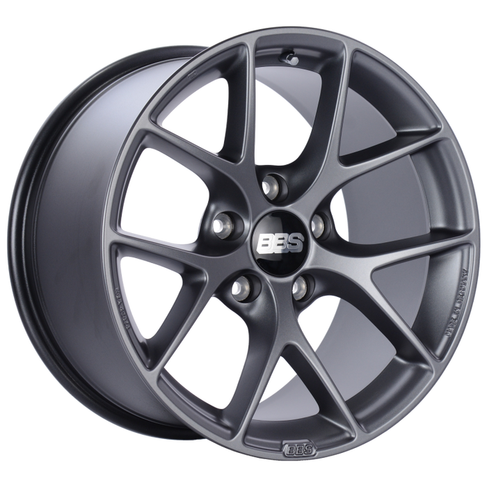 BBS SR 18x10 5x130 ET41 CB71.6 Satin Grey Wheel SR021SG