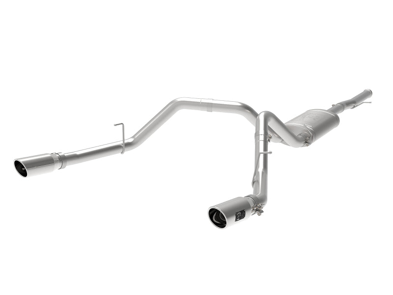 aFe Apollo GT Series 3 IN 409 SS Cat-Back Exhaust System w/ Polish Tip GM Sierra 1500 09-18 49-44111-P