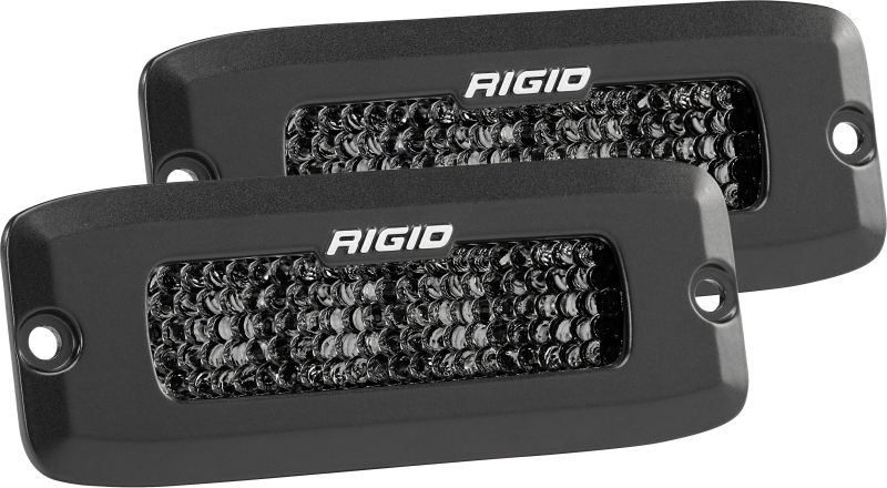Rigid 925513Blk (In Stock) Sr-Q Series Pro Led Lights Midnight Edition (Pair)