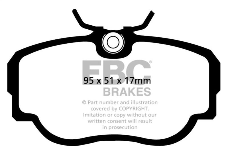 EBC 83-85 Fits BMW 318 1.8L (E30) Bluestuff Front Brake Pads DP5779NDX