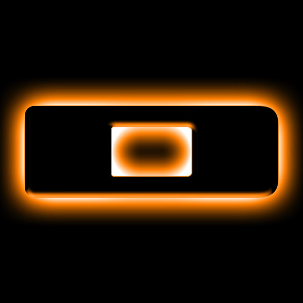 ORACLE Lighting Universal Illuminated LED Letter Badges Matte Blk Surface Finish D SEE WARRANTY 3141-D-005