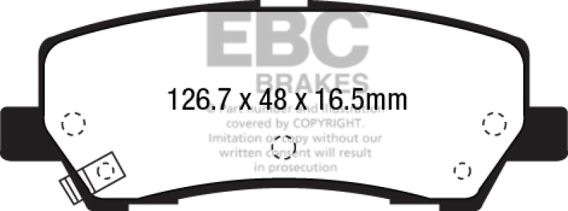 Ebc Yellowstuff Brake Pad Sets DP43041R
