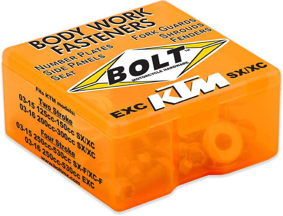 Bolt Mc Hardware Full Plastics Fastener Kit KTM-PFK1