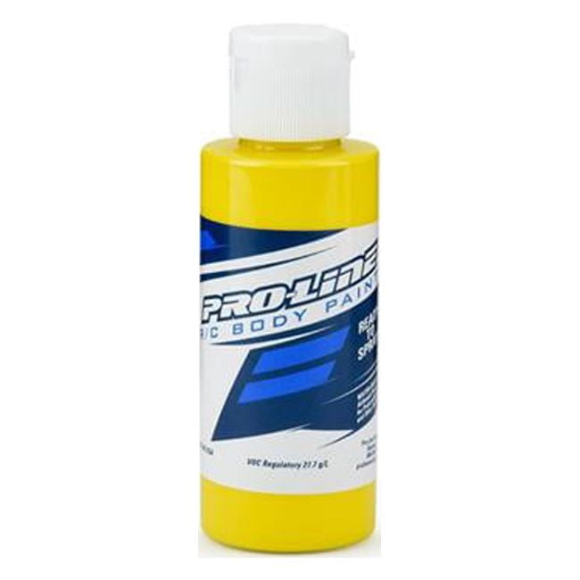 Proline Racing PRO632504 Racing Airbrush Body Paint&#44; Yellow