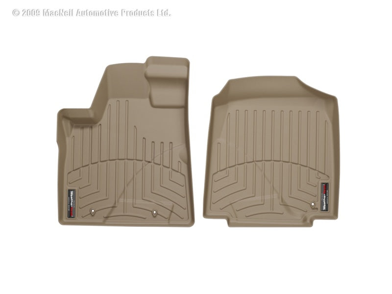 WeatherTech 06-08 Honda Pilot Front FloorLiner Tan 450591