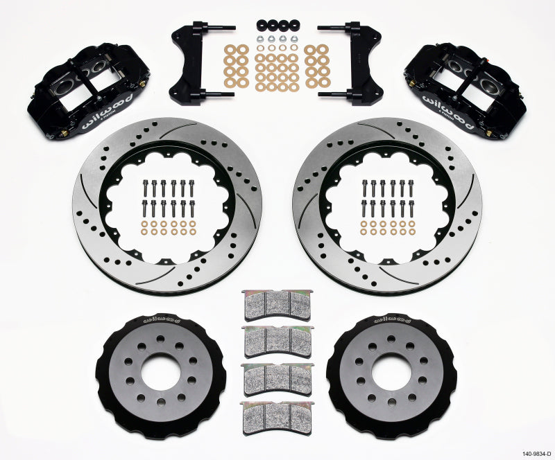 Wilwood Narrow Superlite 6R Front Hat Kit 14.00in Drilled 98-02 Camaro/Firebird 140-9834-D