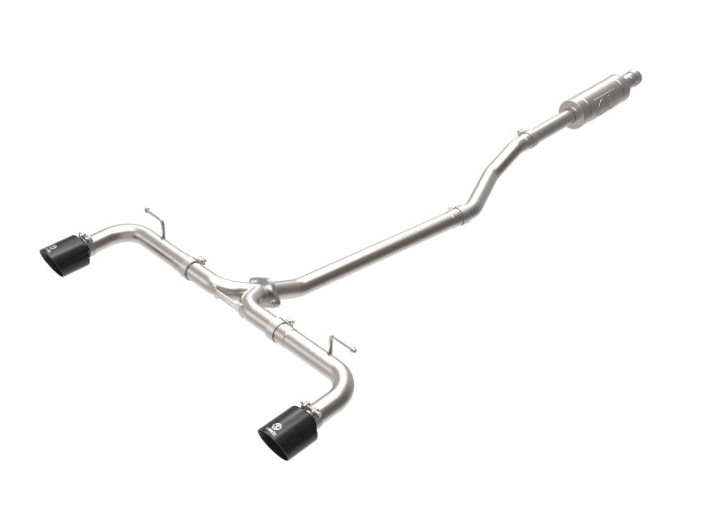 aFe Takeda 2-1/2in 304 SS Cat-Back Exhaust w/ Black Tips 14-18 Mazda 3 L4 2.0L/2.5L 49-37015-B