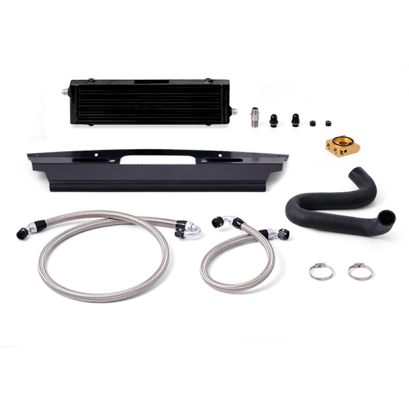 Mishimoto 2015+ Ford Mustang GT Thermostatic Oil Cooler Kit Black MMOC-MUS8-15TBK