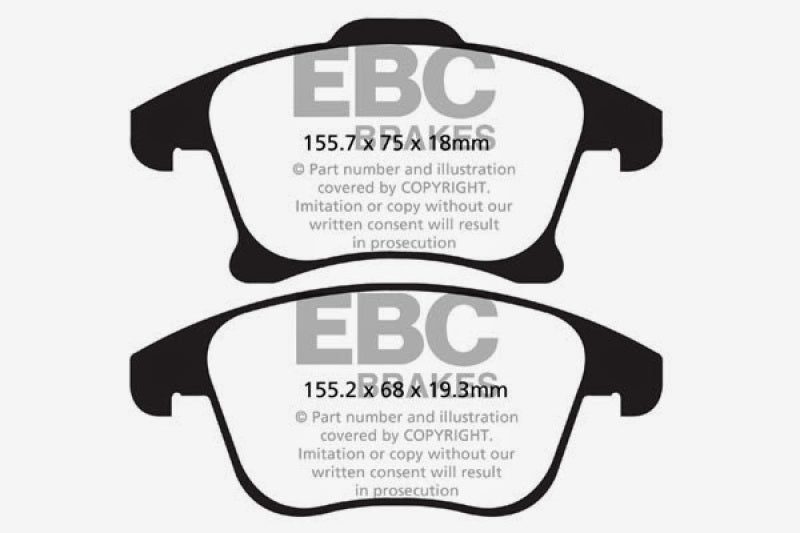 Ebc Greenstuff Brake Pad Sets DP22159