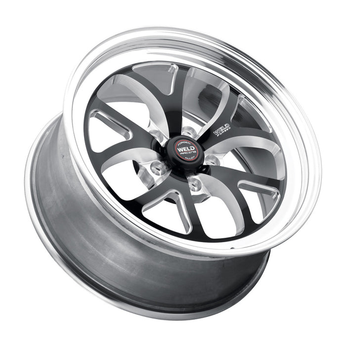 Weld S76 15x10.33 / 5x4.75 BP / 5.5in. BS Black Wheel (Low Pad) Non-Beadlock 76LB-510B55A