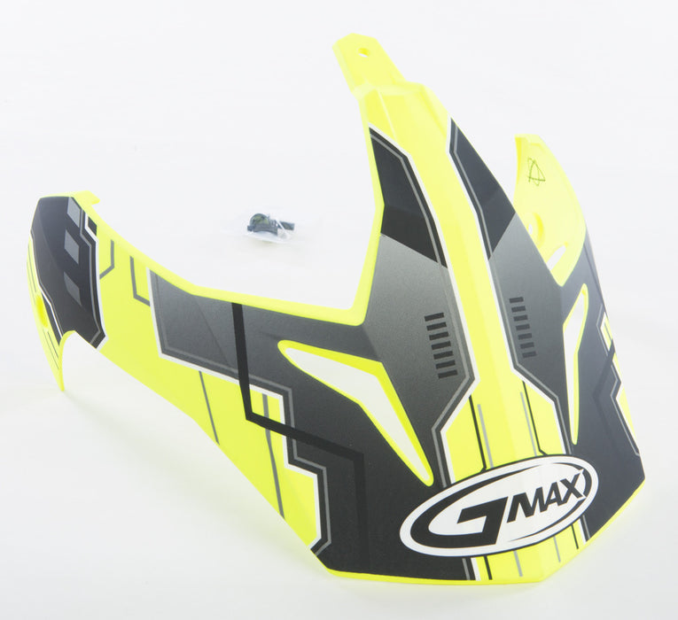 GMAX unisex-adult full-face-helmet-style Visor (Gm11D '15 Adventure Tc24 Tt) (Hi-Vis Yellow, One Size)