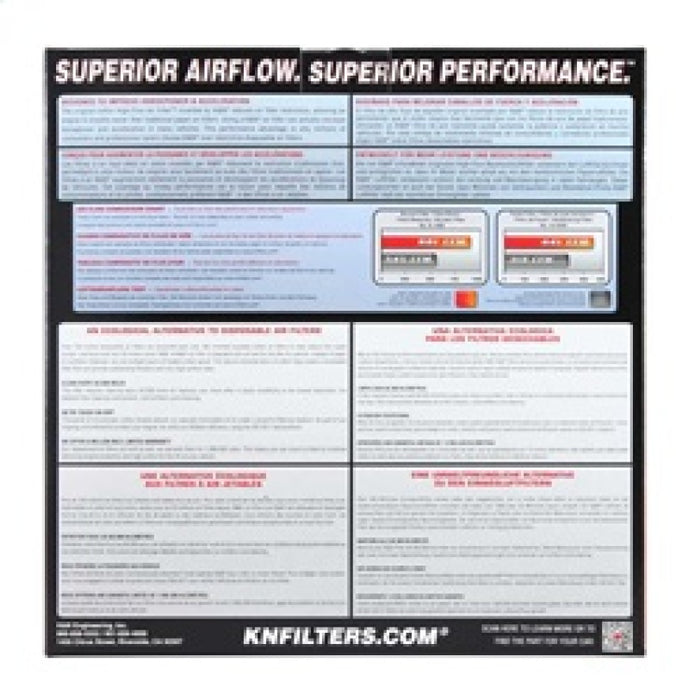 K&N E-0668 Round Air Filter for AUDI R8 V8-4.2L F/I, 2008-2015 (2 PER BOX)