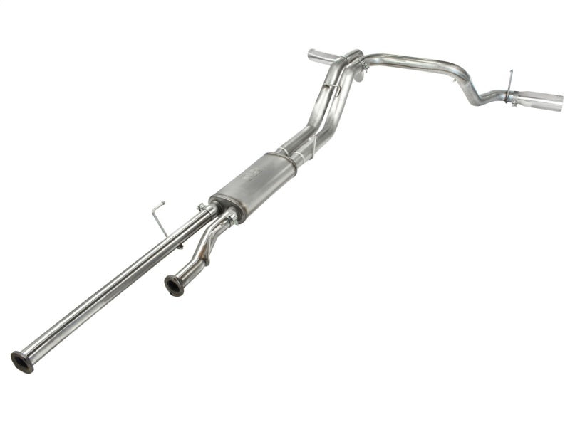 aFe MACHForce XP 2-1/2in to 3in 409 SS Cat-Back Exhaust w/ Polished Tips 10-17 Toyota Tundra V8 5.7L 49-46014-P