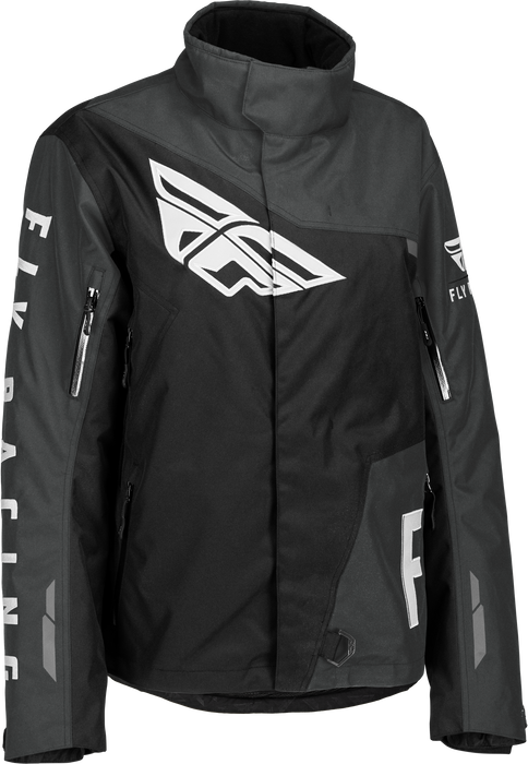 Fly Racing 2023 Women's SNX Pro Jacket (Black/Grey, 3X-Large)