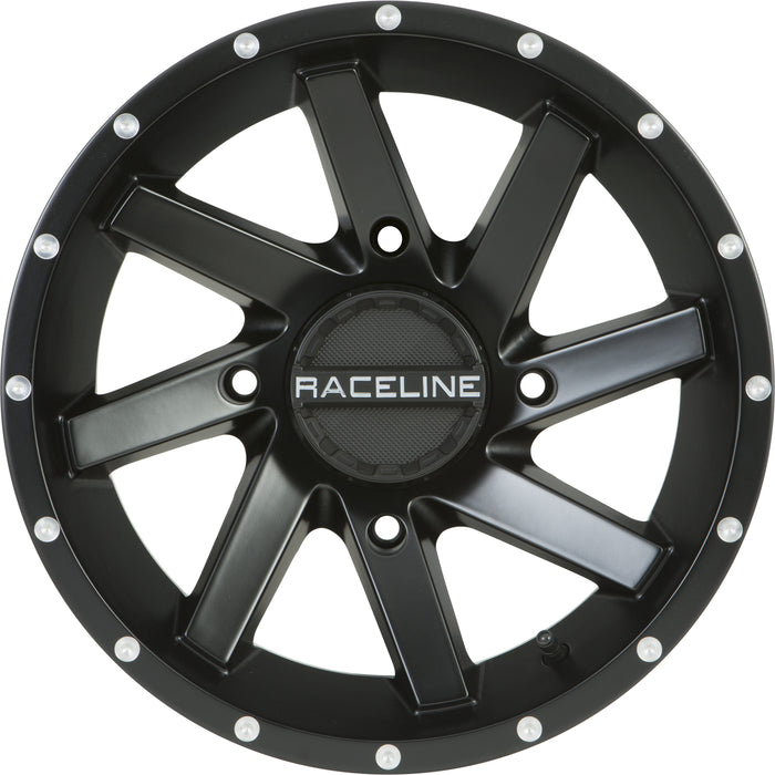 Raceline Wheels A82B TWIST UTV/ATV Wheel Black 14x7" 4x156", 5 mm offset/(4.2"B/S)