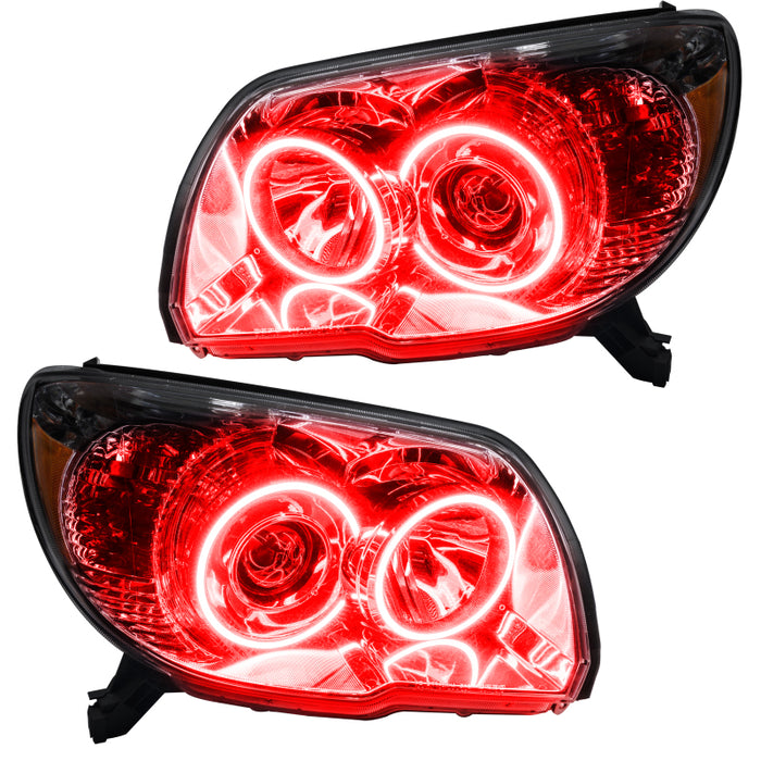 Oracle Lighting 06-09 Toyota 4-Runner Sport Pre-Assembled LED Halo Headlights -Red SEE WARRANTY 7090-003