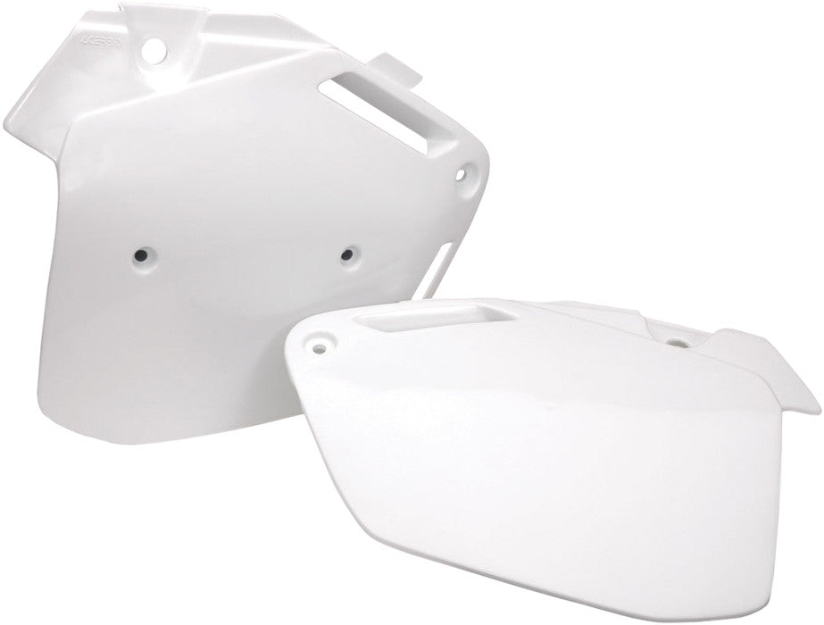 Acerbis Side Panel Set (WHITE) For 90-91 HONDA CR250