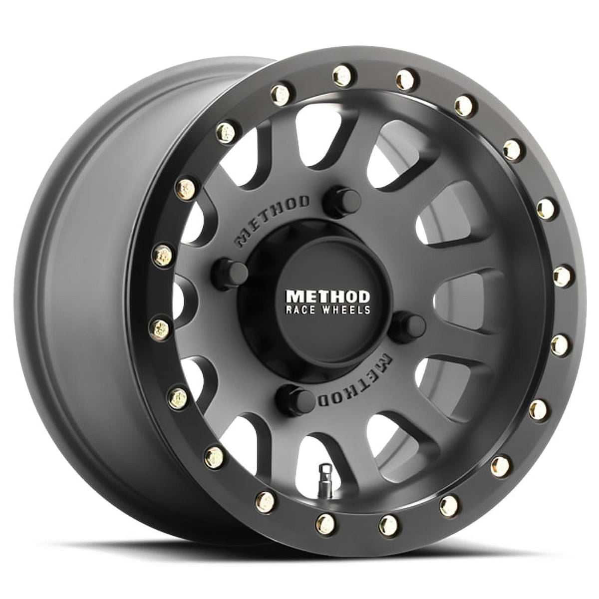 Method Wheels Titanium 14X10, 4/156, 5+5 Method Race Wheels 401 Beadlock Wheel MR40141046855B