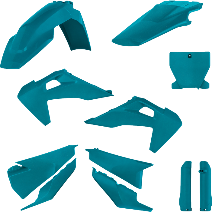 Acerbis Full Plastic Kit (Teal Metallic) For 19-22 HUSQVARNA FC250