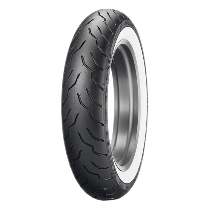 MT90B-16 Dunlop American Elite Wide White Wall Front Tire