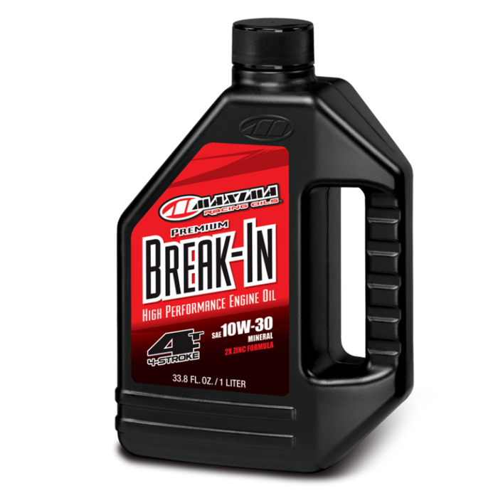 Maxima Premium Break-In 10W-30 Motorcycle Engine Oil 1 Liter Bottle 30-10901