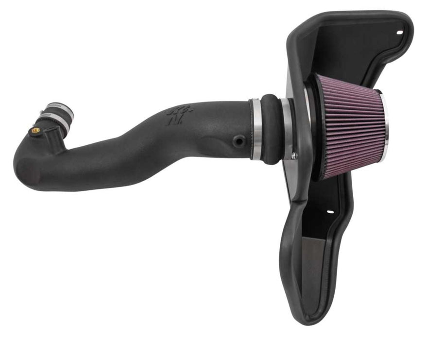 K&N Cold Air Intake Kit: High Performance, Guaranteed to Increase Horsepower: 2015-2017 FORD (Mustang) 63-2589