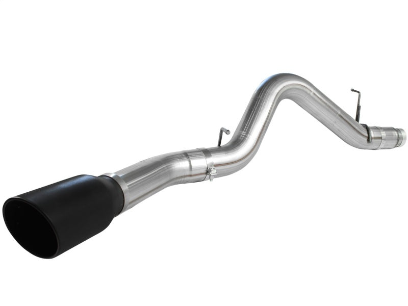 aFe MACHForce XP Exhaust 5in DPF-Back SS 11-13 GM Diesel Trucks V8-6.6L (td) (LML) (Blk Tip) 49-44041-B