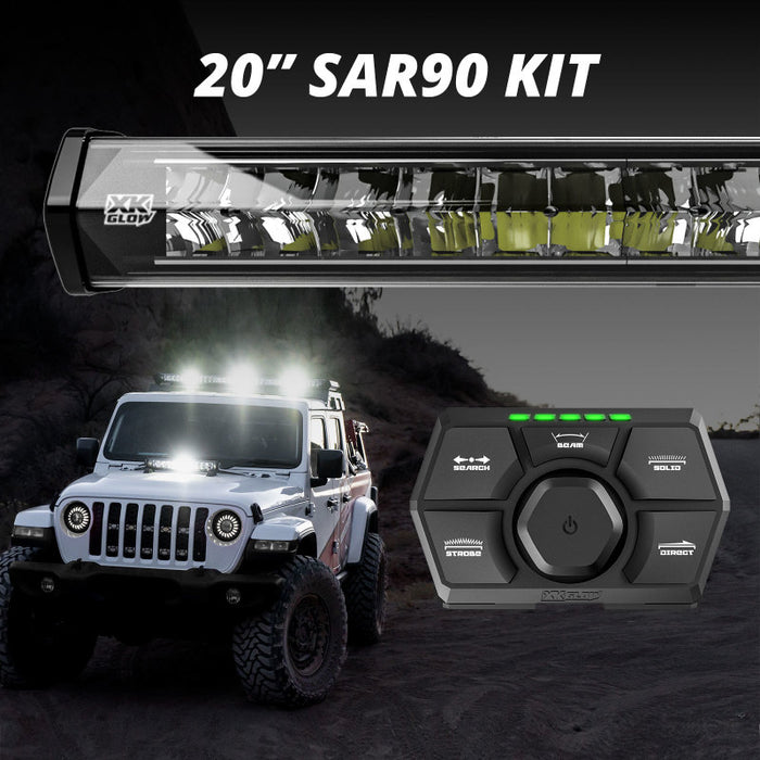 Xk Glow 20� Sar90 Light Bar Kit Emergency Search And Rescue Light System XK-SAR90-1