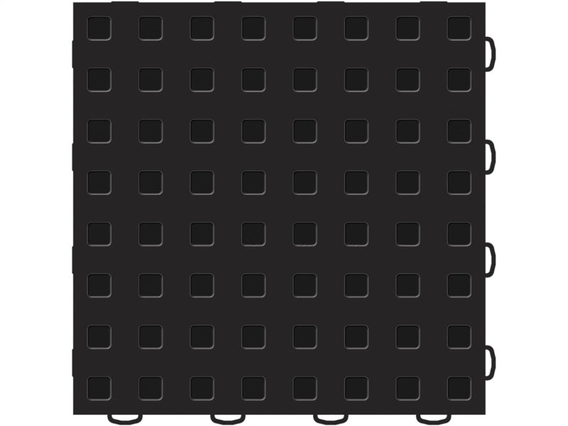 WeatherTech TechFloor 3in X 12in Tiles(Right Loop) Black/Black **Order in Qtys of 10 51T312RL BK-BK