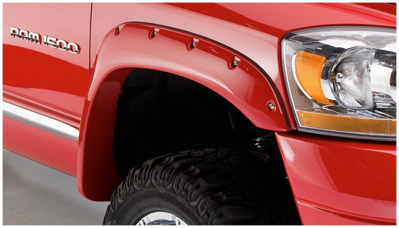 Bushwacker 02-08 Compatible with Dodge Ram 1500 Pocket Style Flares 2pc Black 50017-02