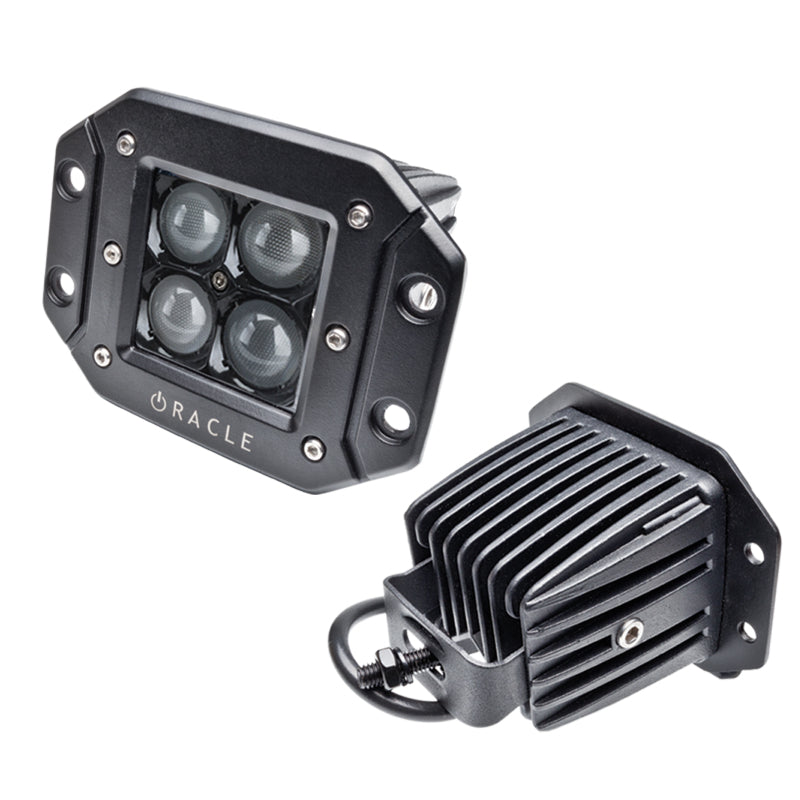 Oracle Black Series 7D 3in W Flush LED Square Spot/Flood Light 6000K SEE WARRANTY 5813-001